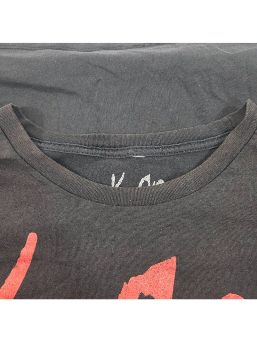 Korn 2016 Tour T Shirt XXL Faded Black Distressed Clown Heavy Metal Goth Emo Y2K - Picture 5 of 11